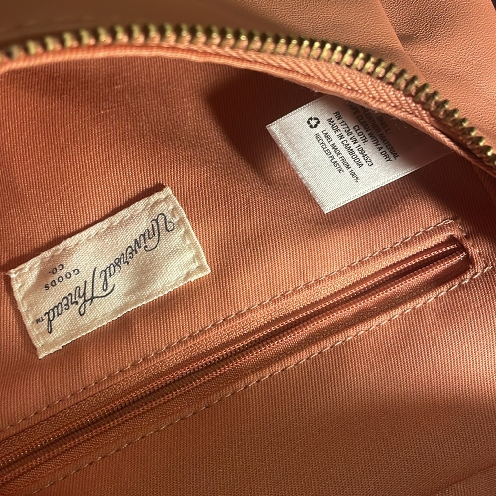 Light Brown Universal Thread Mini Backpack With A… - image 3